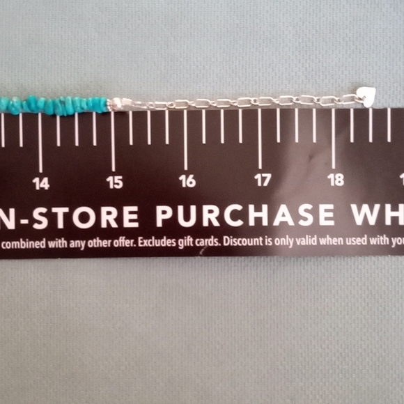 CAROLYN POLLACK STERLING SILVER AND TURQUOISE NECKLACE - Picture 7 of 11